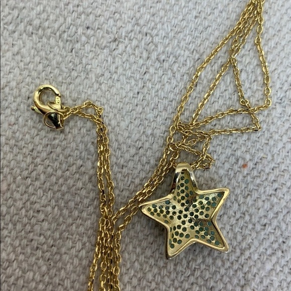 Gold washed Sterling Silver Starfish necklace - Picture 7 of 8